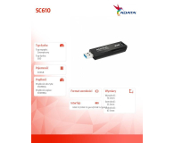 ADATA SC610 500GB USB 3.2 Gen 2 Czarny - 1244675 - zdjęcie 5